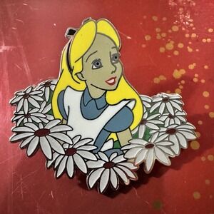 Alice In Wonderland Disney Pin Alice In Flowers Daisies 2018